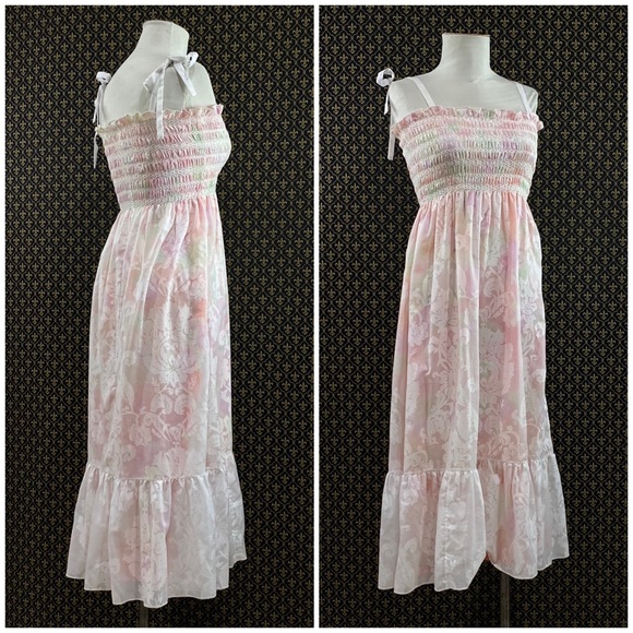 2006 Anthro “Neon Rose Dress” by Le Shack - Picture 7 of 10